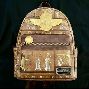 Loungefly Marvel Moon Knight Hieroglyphics Mini Backpack